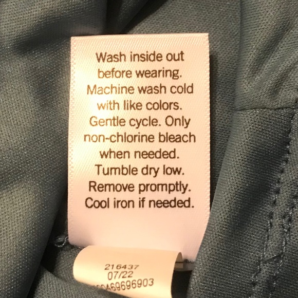 NWT LC Lauren Conrad blue flutter sleeve blouse with silver metallic thread (S) - Picture 9 of 16